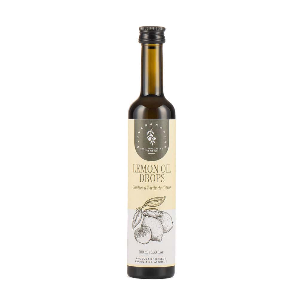 OlivesGrains-Lemon-oil-drops-front.jpg organic lemon greek olive oil bottle of 100ml
