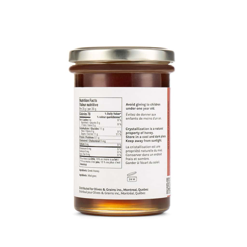 Miel de chêne châtaignier