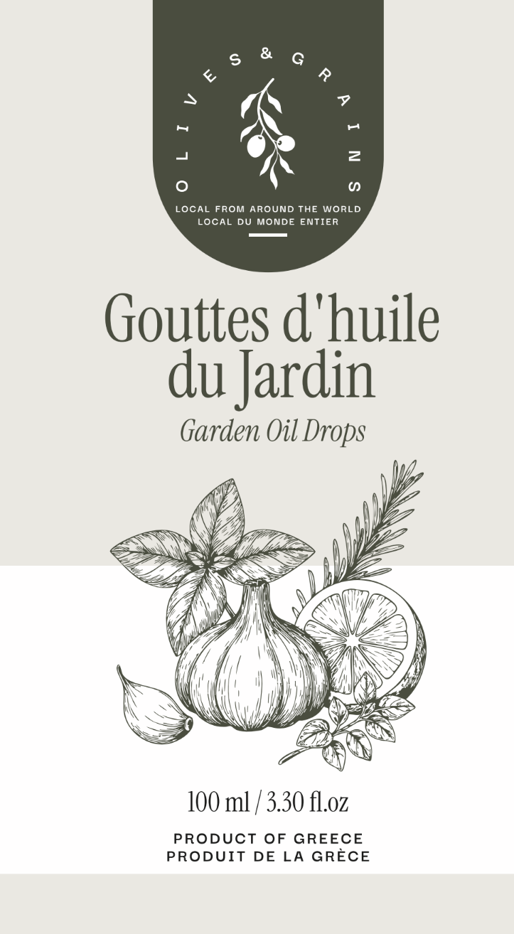 Huiles du jardin:Garden Oil_Olives&Grains